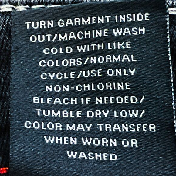 Torrid Womens Jeans plus size 26 Black Wash Embroidered Stretch Straight x31"ins - Picture 7 of 11